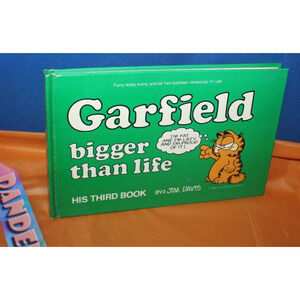 Garfield Bigger Than Life His Third Book 1981 Book Club Edition Jim Davis